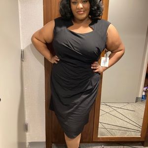 Calvin Klein all work all play black dress all day